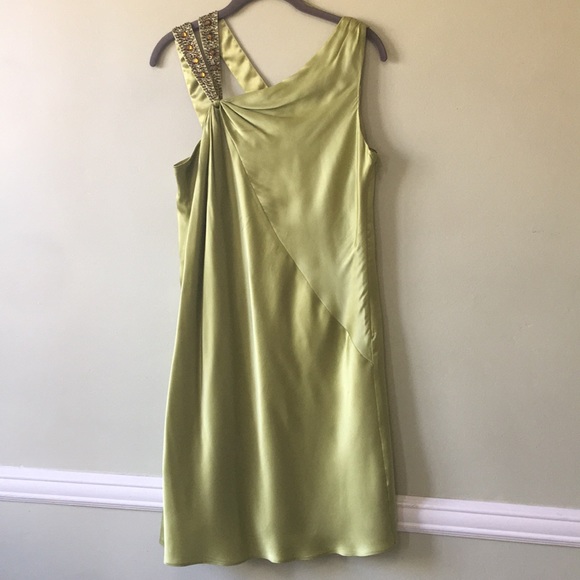 Aidan Mattox Green Dress